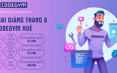 LỊCH KHAI GIẢNG CODEGYM HUẾ THÁNG 6