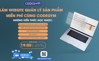 LỚP HỌC LÀM WEB 4H HỌC MIỄN PHÍ CHO NGƯỜI BẮT ĐẦU TỪ CON SỐ 0