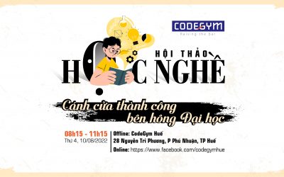 [CGH] HỘI THẢO: “HỌC NGHỀ” – cánh cửa thành công bên hông đại học.