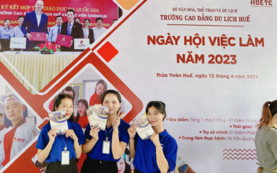 CODEGYM HUẾ GÓP MẶT TẠI NGÀY HỘI VIỆC LÀM 2023 TẠI TRƯỜNG CAO ĐẲNG DU LỊCH HUẾ