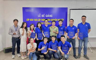 CODEGYM HUẾ – CHÚC MỪNG LỄ BẾ GIẢNG LẬP TRÌNH VIÊN CHUYÊN NGHIỆP QUÝ II/2023