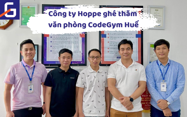 Công ty Hoppe ghé thăm văn phòng CodeGym Huế